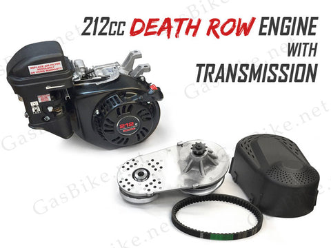 212cc Death Row Engine with Transmission - 4-Stroke - Gasbike.net