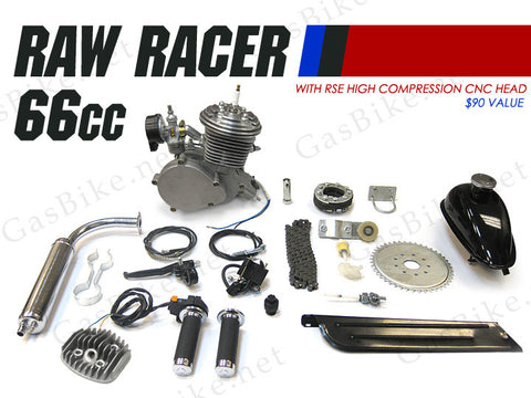 Raw Racer 66cc/80cc Bicycle Engine Kit - Gasbike.net