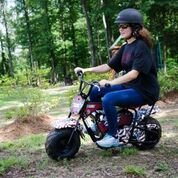 Monster Moto Classic 1000 Watt Electric Mini Bike - MM-E1000-BB - Black/Blue - Gasbike.net