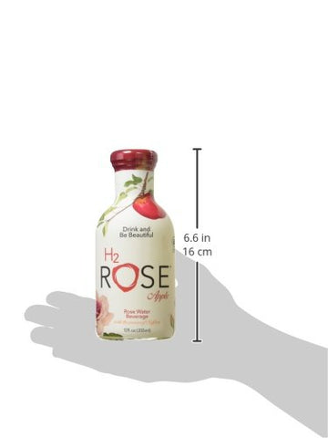 H2rOse Rose Water Beverage Infused with Saffron , Peach, 12 Ounce (Pack of 12) - Gasbike.net