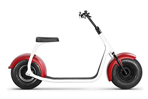 SEEV-800 Electric Lifestyle Fat Tire Scooter 800w Hub Motor E-Bike Bicycle - Gasbike.net