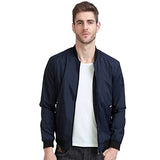 YIDI Men's Casual Classic Slim Bike Motorcycle Coat Outwear Long Sleeve waterproof Bomber Jacket - Gasbike.net