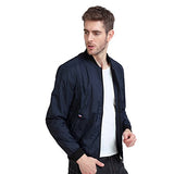 YIDI Men's Casual Classic Slim Bike Motorcycle Coat Outwear Long Sleeve waterproof Bomber Jacket - Gasbike.net