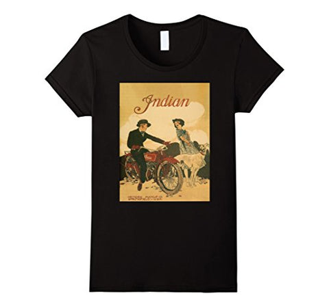 Vintage poster - Indian Motorcycles Retro T-Shirt - Gasbike.net