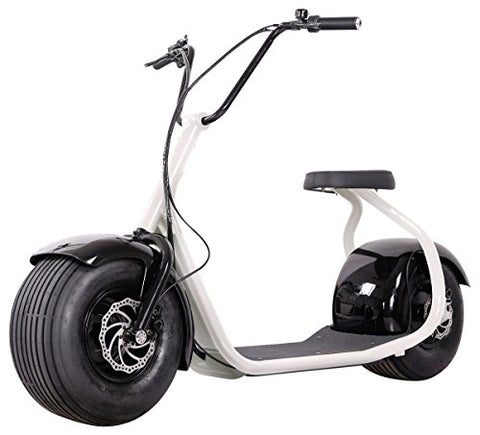 SEEV-800 Electric Lifestyle Fat Tire Scooter 800w Hub Motor E-Bike Bicycle - Gasbike.net
