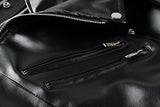 New Mens Causal Belted Design Slim Pu Leather Biker Zipper Jacket Coat - Gasbike.net