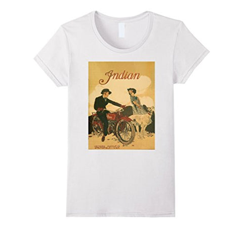 Vintage poster - Indian Motorcycles Retro T-Shirt - Gasbike.net