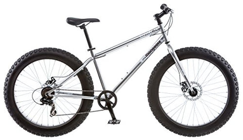 Mongoose Men's Malus Fat Tire Bike, Silver 26” - Gasbike.net