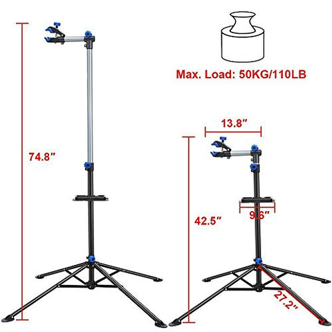 Yaheetech Bicycle Pro Mechanic Bicycle Repair Workshop Stand Rack Bike Repair Stand - Gasbike.net