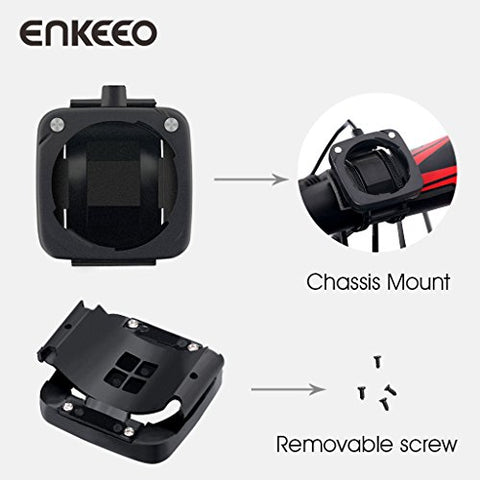 Enkeeo Wired Bike Computer Bicycle Speedometer Bike Odometer with Backlit Display, Current/AVS/MAX Speed Tracking, Auto ON/OFF, Stopwatch Multifunction for Cyling - Gasbike.net