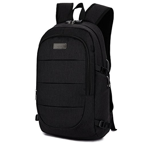 C-space Business waterproof Resistant Polyester Laptop Backpack with USB Charging Port and Lock &Headphone interface for College Student Work Men & Women,Fits Under 15.6-Inch Laptop Notebook - Gasbike.net
