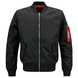 HANQIU Mens Outdoor Lightweight Army Military Flight Bomber Jackets Windbreaker - Gasbike.net