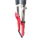 Bicycle Red fork 26" and 1 1/8" headset Combo - triple tree suspension fork w/double shoulder-gas motorized bike - Gasbike.net