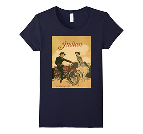 Vintage poster - Indian Motorcycles Retro T-Shirt - Gasbike.net