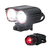 Victagen Bike Front Light,Super Bright Waterproof Bicycle Headlight,USB Rechargeable 2400 Lumens Road Bike Headlamp With Tail Light,Easy To Install LED Flashlight for Cycling,Commuting,Riding - Gasbike.net