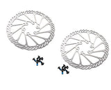 BlueSunshine Cycling Bicycle Bike Brake Disc Stainless Steel Rotors 160mm G3 With Bolts - Gasbike.net