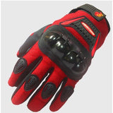 Street Bike Full Finger Motorcycle Gloves 09 (Large, black) - Gasbike.net