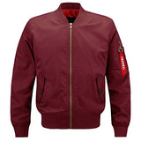 HANQIU Mens Outdoor Lightweight Army Military Flight Bomber Jackets Windbreaker - Gasbike.net