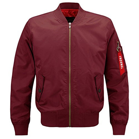 HANQIU Mens Outdoor Lightweight Army Military Flight Bomber Jackets Windbreaker - Gasbike.net