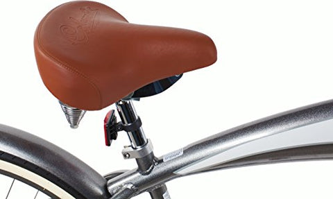 Columbia Superb 5 Star 26-inch Men's Retro Beach Cruiser Bike, Grey - Gasbike.net