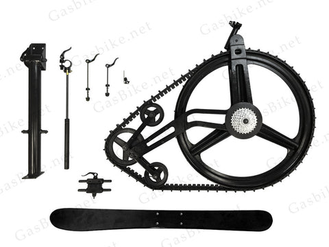 GasBike Snow Bike Conversion Kit - Ski Attachment - Gasbike.net