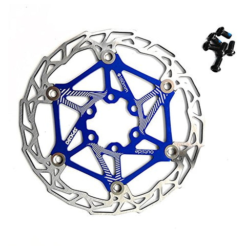 Gymforward Stainless Steel Floating Bicycle Disc Brake 160MM Bike Rotor Mountain Cycling Parts Accessories - Gasbike.net