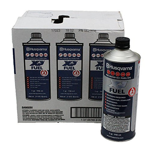 Husqvarna 585572601 Pre-Mixed 2-Stroke Fuel and Oil for Engines, 1-Quart, 1-Pack - Gasbike.net