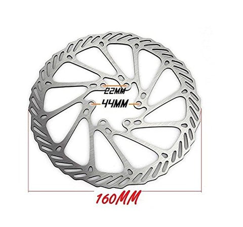 BlueSunshine Cycling Bicycle Bike Brake Disc Stainless Steel Rotors 160mm G3 With Bolts - Gasbike.net