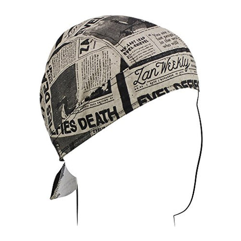 ZANheadgear 100% Cotton Road Hog Flydanna Bandanna, Wavy American Flag - Gasbike.net