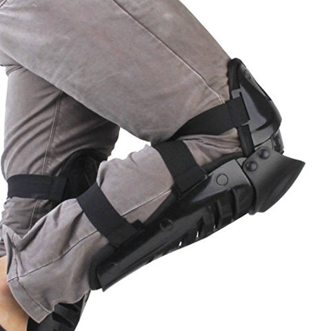 Knee Support Guard Protector Safety Pad for Motorcycle Motobike Motocross Racing Rider Extreme Sports Protective Gear - Black - Gasbike.net