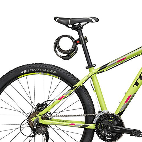 UShake Bike Lock Cable, 4-Feet Bike Cable Basic Self Coiling Resettable Combination Cable Bike Locks with Complimentary Mounting Bracket, 4 Feet x 1/2 Inch - Gasbike.net