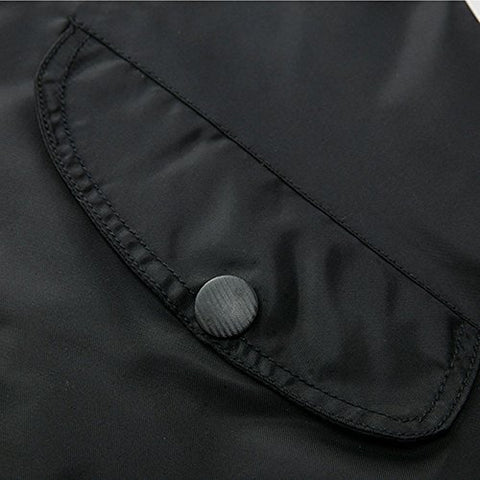 HANQIU Mens Outdoor Lightweight Army Military Flight Bomber Jackets Windbreaker - Gasbike.net