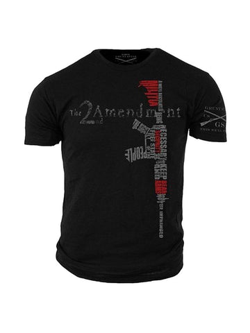 Grunt Style 2nd Amendment Men's T-Shirt - Gasbike.net