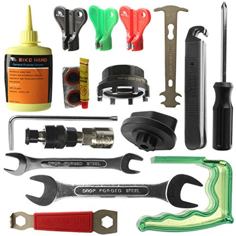 BIKEHAND Complete Bike Bicycle Repair Tools Tool Kit - Gasbike.net