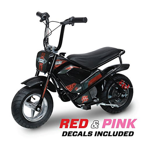 Monster Moto Classic 1000 Watt Electric Mini Bike - MM-E1000-BB - Black/Blue - Gasbike.net