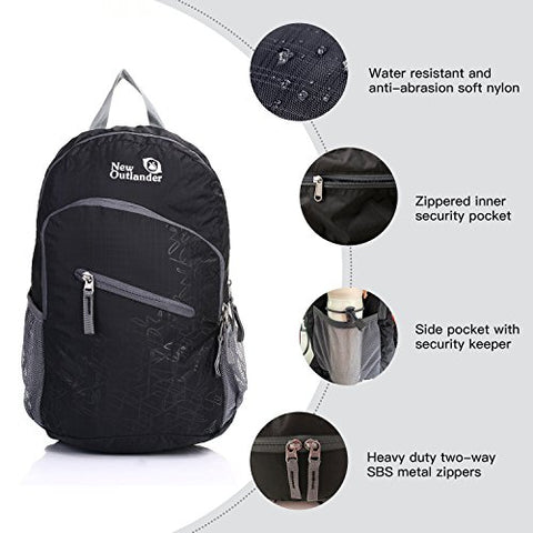20L/33L- Most Durable Packable Lightweight Travel Hiking Backpack Daypack - Gasbike.net