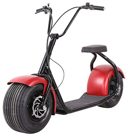 SEEV-800 Electric Lifestyle Fat Tire Scooter 800w Hub Motor E-Bike Bicycle - Gasbike.net