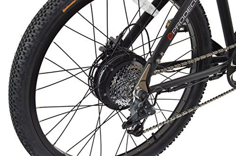 ProdecoTech Phantom X R V5 36V600W 8 Speed Electric Bicycle 14Ah Samsung Li Ion, Matte Black, 18"/One Size - Gasbike.net
