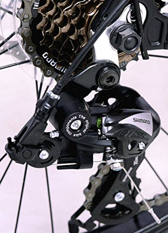 Fito Men's Modena GT-2 Aluminum Alloy 7-Speed Beach Cruiser Bike, Matte Black, 18" x 26"/One Size - Gasbike.net