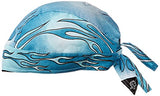 ZANheadgear 100% Cotton Road Hog Flydanna Bandanna, Wavy American Flag - Gasbike.net