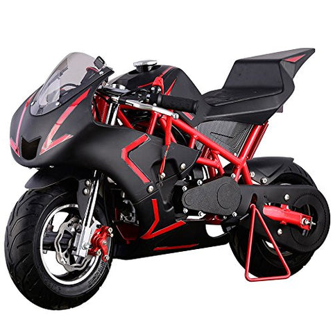 Pocket Bike Mini Motorcycle 4 Stroke Gas Power (RED) - Gasbike.net