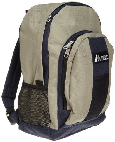 Everest Luggage Backpack with Front and Side Pockets - Gasbike.net