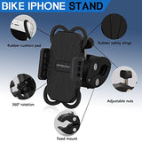 Bike & Motorcycle Cell Phone Mount - Patekfly Bike Mount For iPhone 7 (5, 6s 6Plus, 7Plus，8，8Plus), Samsung Galaxy or any Smartphone & GPS - Universal Mountain & Road Bicycle Handlebar Cradle Holder. - Gasbike.net