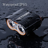 Victagen Bike Front Light,Super Bright Waterproof Bicycle Headlight,USB Rechargeable 2400 Lumens Road Bike Headlamp With Tail Light,Easy To Install LED Flashlight for Cycling,Commuting,Riding - Gasbike.net