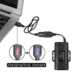 Super Bright Bike Light USB Rechargeable, Te-Rich 1200 Lumens Waterproof Road / Mountain Bicycle Headlight and LED Taillight Set with 4400 mAh Battery - Gasbike.net