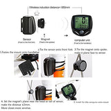Bicycle Speedometer and Odometer Wireless Waterproof Cycle Bike Computer with LCD Display & Multi-Functions by YS - Gasbike.net