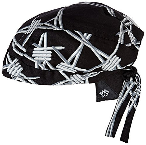 ZANheadgear 100% Cotton Road Hog Flydanna Bandanna, Wavy American Flag - Gasbike.net