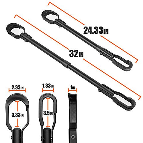 BV Bike Rack Adjustable Adapter Bar & Frame Cross-Bar TubeTop Adaptor - Gasbike.net