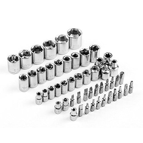 DEKOPRO 128 Pieces Tool Set--General Household Hand Tool Kit, Auto Repair Tool Set, with Plastic Toolbox Storage Case (128PCS) - Gasbike.net