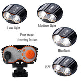 Victagen Bike Front Light,Super Bright Waterproof Bicycle Headlight,USB Rechargeable 2400 Lumens Road Bike Headlamp With Tail Light,Easy To Install LED Flashlight for Cycling,Commuting,Riding - Gasbike.net